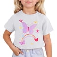 thumbnail image 1 of TZEWGL Hauts pour Fille Garçon Mignon Imprimé Manches Courtes Col Rond Vêtements pour Enfants Taille 12-13T, 1 of 4