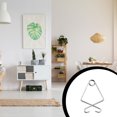 thumbnail image 3 of 10 Pieces Ceiling Tile Hooks Stainless Steel Easy installtion Simple Design without Deformation Hanging Sign Home Organization Fish-shaped F3, 3 of 6