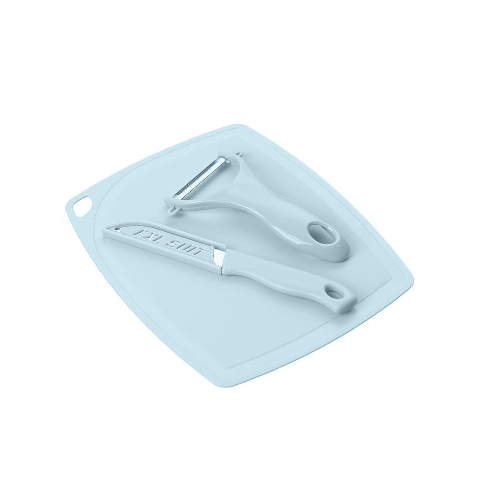 Kids Safe Kitchen Knife Set, Child Cooking Tool Kit, Non Slip Grip Knife Board, Plastic Kids Cutting Board Set, Peeler Lettuce Safe Cooking Gadget, Child Friendly Learning Tool