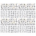 thumbnail image 1 of 16Pcs Nail Art Autocollants 3D Autocollant Adorable Animal Modèle Autocollant, 1 of 8