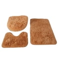 thumbnail image 2 of drppepioner 3 Pack Bathroom Rug Set Super Soft Non Slip Bathtub Carpet and Absorbent Bath Mat Plush Bath Mat, 2 of 7