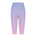 thumbnail image 4 of Capris For Women Casual Gradient Print Pants High Waist Bottom Drawstring Joggers Casual Pants Womens Pants Casual Womens Sports Pants Business Casual for Women Pants plus Size Elastic Waist Pants for, 4 of 4