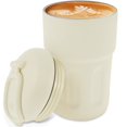 thumbnail image 1 of 400ml Insulated Coffee Mug Vacuum Stainless Steel Coffee Tumbler Leak-Proof Travel Coffee Cups with Lid, 1 of 8