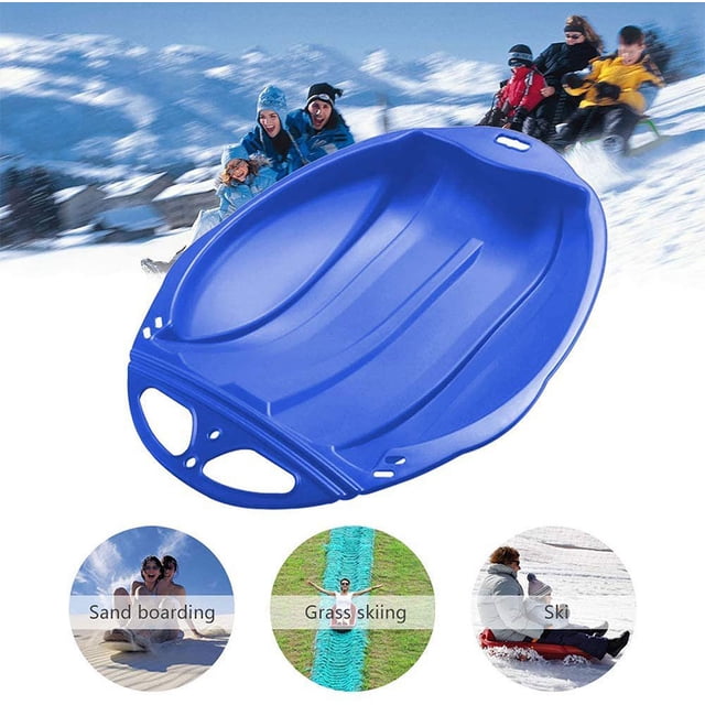 Jouet de Traîneau de Neige pour Enfants et Adultes, Glisseur de Sable, Disque, Planche de Ski