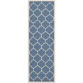 thumbnail image 5 of Safavieh Courtyard Blue Indoor Outdoor Rug - Runner 2'3" x 8', 5 of 5