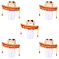 thumbnail image 1 of Transemion Wide Application Belly Dance Sequined Waist Versatile And Stylish Waist orange 5Set, 1 of 6