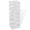 thumbnail image 1 of White Square Umbrella Stand Storage Holder Walking Stick Steel 48.5 cm, 1 of 4