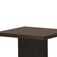 thumbnail image 4 of Benzara BM184934 Table d'Appoint Contemporaine avec Base Piédestal, Brun Cappuccino, 4 of 4