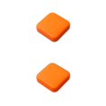 thumbnail image 2 of Langgg Mini Pill Case Holder 2 Grids Empty Dust Proof Storage Box Portable Containers Cases Dispenser Accessories Handbag Orange 2Set, 2 of 6