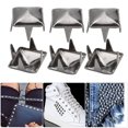 thumbnail image 3 of Herwey Square Rivet, 400 Sets 4MM-7MM DIY Leathercraft Spike Rivets Square Spike Studs Bags Shoes Belt Accessories, Square Spike Rivets, 3 of 7