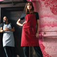 thumbnail image 4 of Uncommon Threads 3000-1600 30W x 34L Bib Apron in Navy, 4 of 5