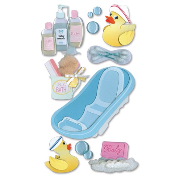Jolee's Boutique Dimensions Stickers-Temps de Bain