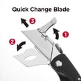 thumbnail image 3 of Swiss Tech Aluminum Folding Utility Knife with 10 Blades,Quick Release Mechanism, 3 of 8