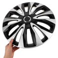 thumbnail image 4 of Estbridge Automotive Wheel Tire Cover Hubcaps Wheel Cover Wheel Rim Cover Hubcap Replacement Car Truck Hub Cap 15 Inch, 4 of 6