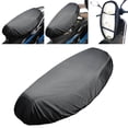 thumbnail image 2 of Motorcycle Seat Cover Motorbikes Waterproof Mopeds Pad Protector mat Protector Black L, 2 of 8