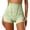 Green, variant on Gpoecd Womens Boxer Briefs Lace Mid Rise Control Lifting No Ride Up Seamless Breathable Plus Size Panties Beige,XXL