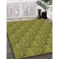thumbnail image 3 of Ahgly Company Tapis d'Intérieur Lavable en Machine Carré Transitionnel Chêne Brun, 6 Pieds Carré, 3 of 7
