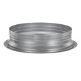 thumbnail image 1 of Unique Bargains Raccord de Conduit de 10 Pouces Bride Métallique Raccord Droit Bride de Tuyau Ronde Conduit de Ventilation, 1 of 5