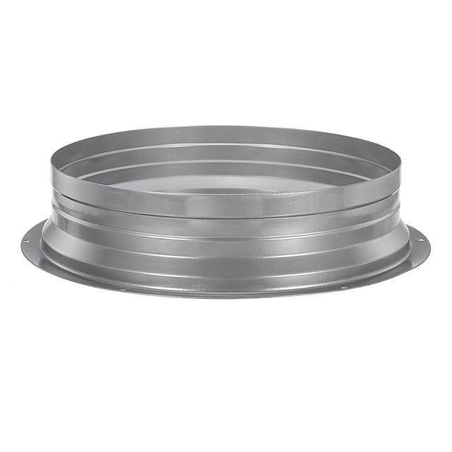 Unique Bargains Raccord de Conduit de 10 Pouces Bride Métallique Raccord Droit Bride de Tuyau Ronde Conduit de Ventilation