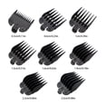 thumbnail image 2 of Barrette Set for Salon and Barber Use – 8-Piece Black Barbering Kit with Stand Hair Positioning Combs and Limiting Combs for Precise Styling and Results, 2 of 6