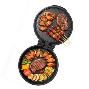 VEVOR Pizza Oven, 12 in Electric Pizza Maker, 1200W Electric Pizzas Cooker with Non-Stick Coating, 180° Open for Dual Side Baking, Heats up to 410 ˚F, Multi-Function Cooking, for Pizzas, Barbecue