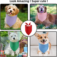 thumbnail image 5 of Dog Bandanas Washable Cotton Triangle Dog Scarfs Reversible Cotton Scarf for Small Medium Large Pets, 5 of 5
