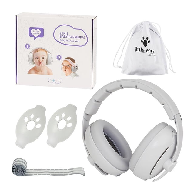 Protection Auditive pour Bébés et Tout-Petits, Cache-Oreilles à Réduction de Bruit