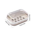 thumbnail image 3 of TopLLC Closet Organizers and Storage, Organization and Storage, Storage Bins Counter Top Soap Container Plastic Soap With Lid Bar Soap Portable Soap Case With Water Tray Soap Easy To Wash Soap Storage, 3 of 6