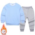 thumbnail image 2 of Boys Outfits Set - Active Two-Piece Sweatshirt and Sweatpants Jogger Pants Ensemble for Kids, 2 of 3