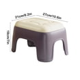 thumbnail image 3 of Cameland Home Plastic Small Stool Living Room Bathroom Stool Thickened Small Short Stool Stacking Small Stools, 3 of 6