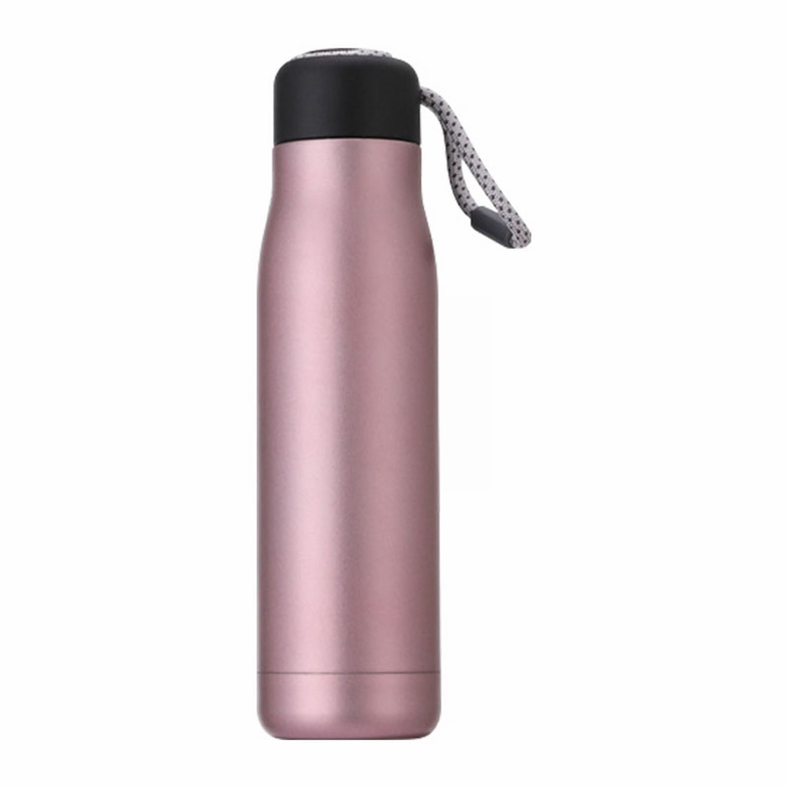 Bouteille d'Eau Isolée de 18,5 Oz en Acier Inoxydable à Double Paroi, Étanche, pour Sports de Plein Air
