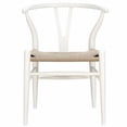 thumbnail image 1 of Nicer Furniture chaise de style Wegner en blanc (set de 2), 1 of 5