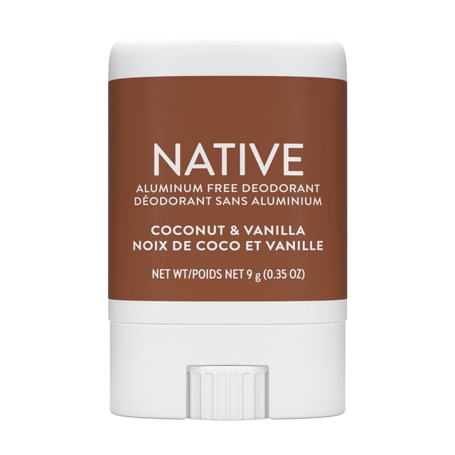 Native Travel Size Natural Deodorant, Coconut & Vanilla, Aluminum Free, Travel size, aluminum free, natural deodorant