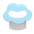 thumbnail image 2 of Cat Grooming Comb, Remove Floating Hair Safe Massage Skin Friendly Cat Comb  For Bunnys Blue, 2 of 8