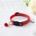 thumbnail image 1 of Collier Chat avec Cloche Chat Réfléchissant Col Dissident Collier Chat pour Animaux de Compagnie Collier Boucle Réglable Réfléchissant Collier Chat avec Cloche pour Chiens Chiots Chatons, 1 of 1