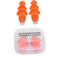 thumbnail image 1 of Bouchons d'Oreilles de Natation Imperméables, Bouchons d'Oreilles en Silicone Réutilisables Bouchons d'Oreilles de Natation Bouchons d'Oreilles pour la Natation à Réduction de Bruit pour la Natation la Douche, le Sommeil Orange+boîte, 1 of 8