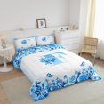 thumbnail image 3 of Erosebridal Letter Initial Bedding Twin Comforter Set,Monogrammed Personalized Down Comforter,Flower Decor,Reversible,Lightweight,2-Piece, 3 of 8