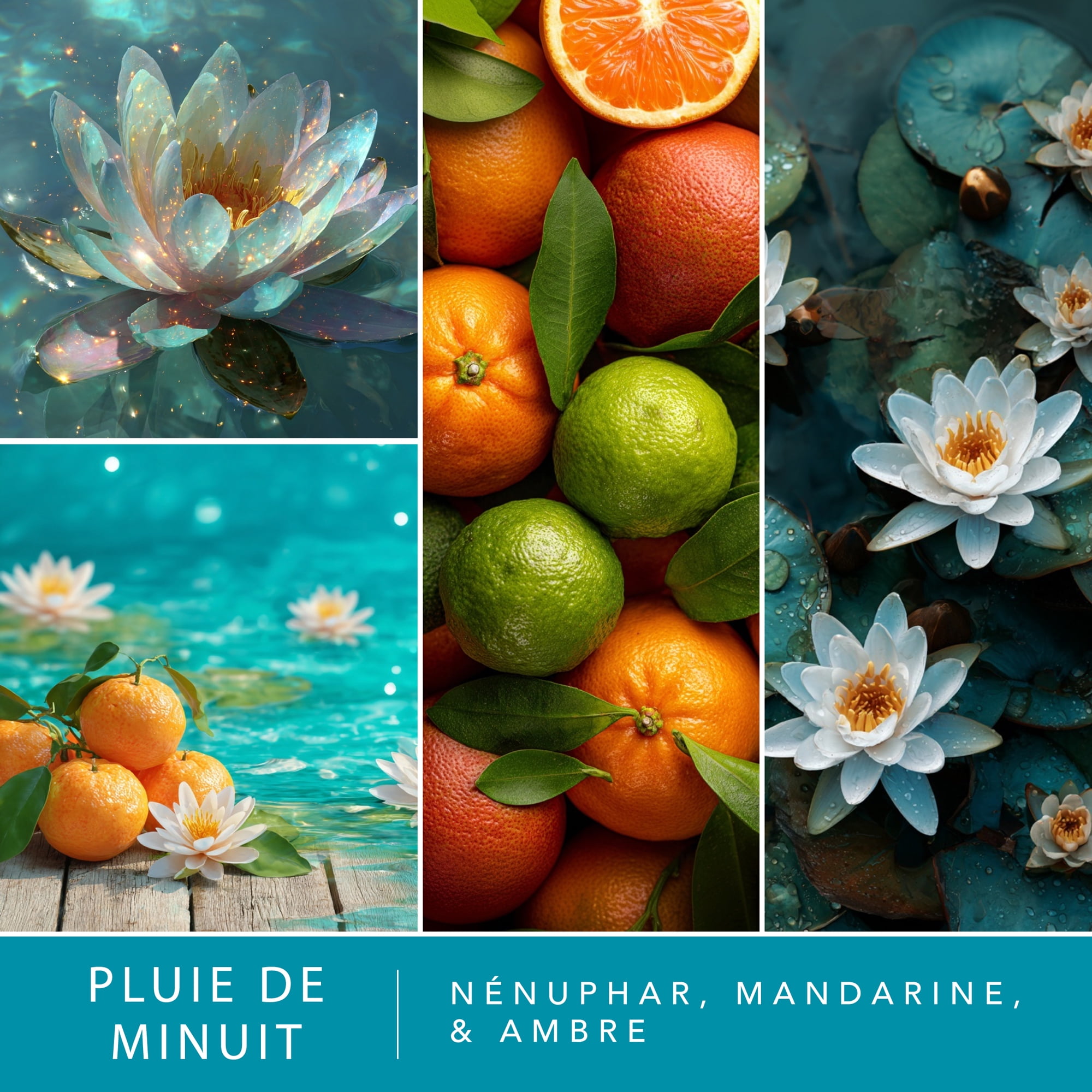 D'huile parfumée Scentsationals - Pluie de minuit