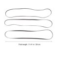 thumbnail image 2 of 3Pcs Durable Rubber Phonograph Belt Record Player Rubber Replacement Belt Black, 2 of 7