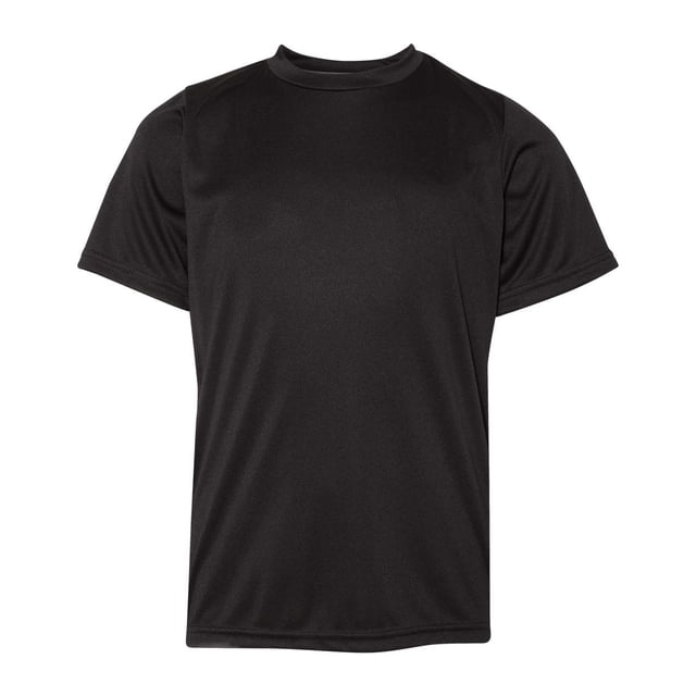 Russell Athletic T-Shirt à Manches Courtes de Performance de Base pour Jeunes, S, Noir