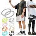thumbnail image 3 of Lot de 2 Sangles de Soutien pour Tendon Rotulien, Bandes de Genou Ajustables en Silicone pour Basketball, Course et Randonnée, 3 of 7