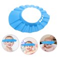 thumbnail image 4 of Chapeau de Protection Ajustable pour Shampooing et Douche Sans Protection des Oreilles (Bleu Foncé), 4 of 8