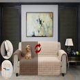 thumbnail image 2 of Housse de Protection Réversible pour Meubles de Chiens et Chats Chaise Marine/gris, 2 of 5