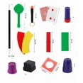 thumbnail image 3 of Kids' Magic Kit for Ages 7-14: Vanishing Silver Coin Trick, Self-Rising Wand, Poker Card Swap & Penetration Illusion – Realistic LOGO Sticker Design, Durable Material, Easy-to-Use Performance Props, 3 of 6