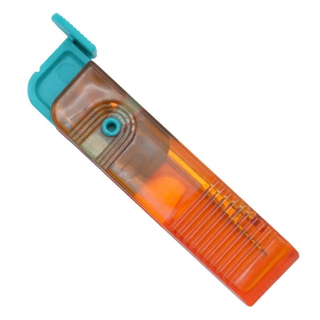 Seam Ripper Tool Foldable Portable Clothing Thread Remover Stitch Undo Device Tailoring Sewing Quick Unpicker Orange 橙色