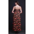 thumbnail image 4 of Bimba Robe Longue Maxi à Bretelles Spaghetti Ajustables à Imprimé Floral, Tenue de Plage d'Été - Très Petit, 4 of 6