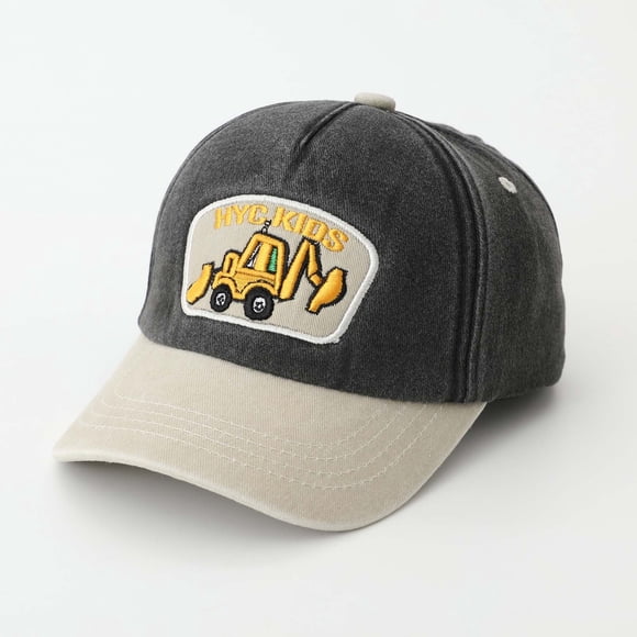 Casquette de Baseball pour Tout-Petit, Mignonne avec Broderie, Casquette pour Enfants Ajustable, Randonnée, Chapeaux pour Garçons, pour Enfants et Âges