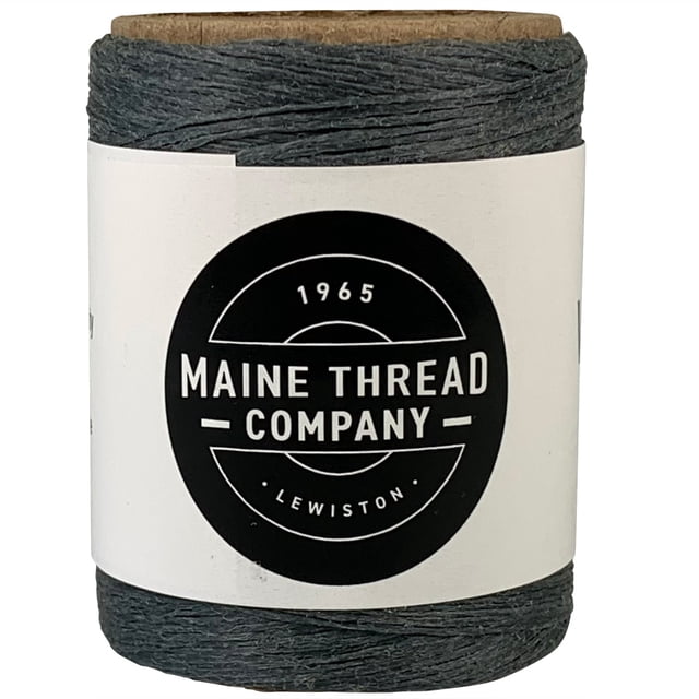 Maine Thread 0.020" Waxed Poly Cord 1 Ply - Grey
