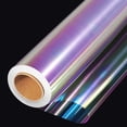 thumbnail image 1 of TickJOY Iridescent Cellophane Wrap, Rainbow Color, 35in x 50ft, Gift Wrap Paper, 1 of 7