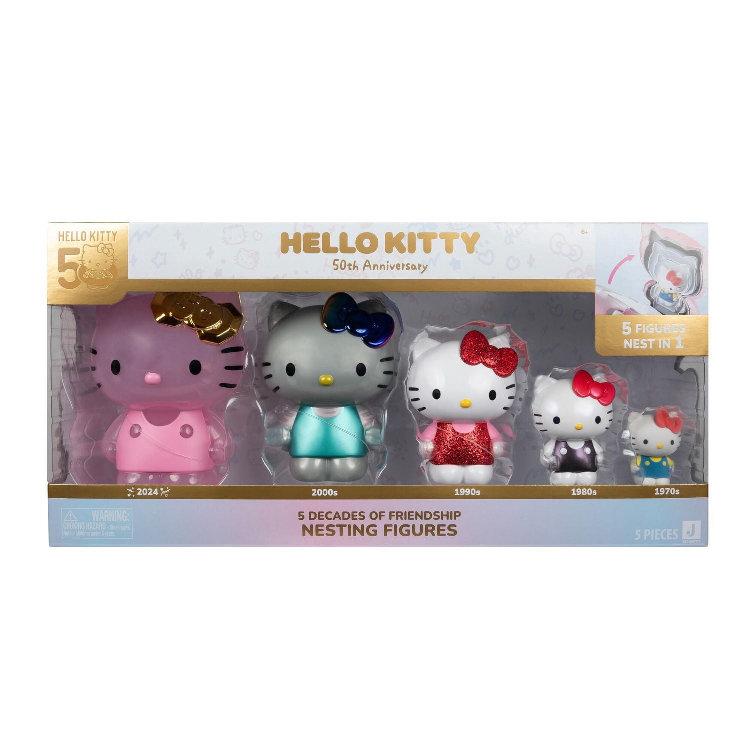 Hello Kitty and Friends 50th Anniversary Nesting Figures - Five